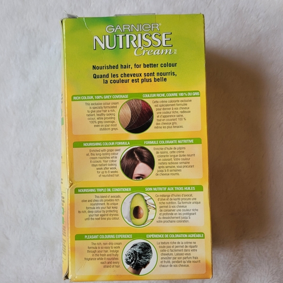 FREE ADD ON Garner Nutrisse Cream Hair Color 60 Light Natural Brown - Picture 3 of 3